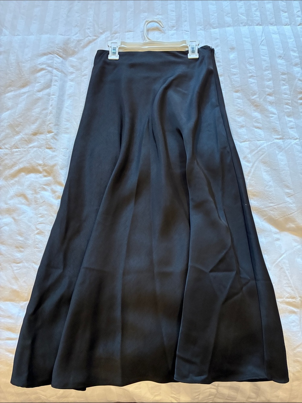 Classic Black A-Line Maxi Skirt - Women